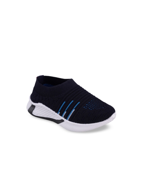 

FEETWELL SHOES Boys Navy Blue Slip-On Sneakers