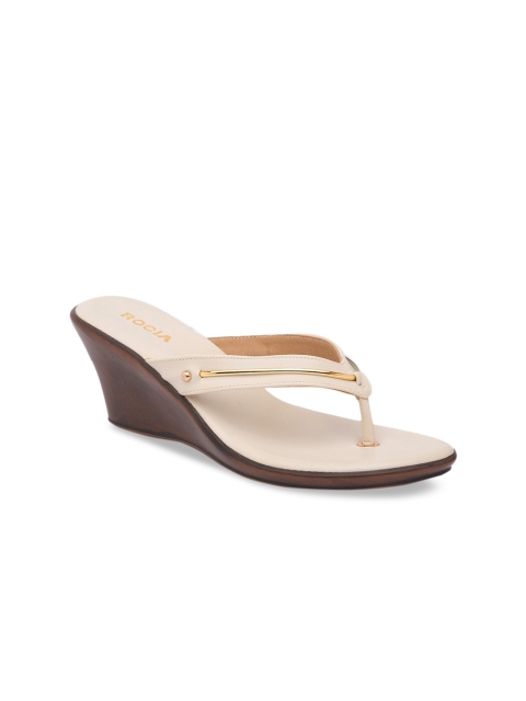

Rocia Women Beige Solid Sandals