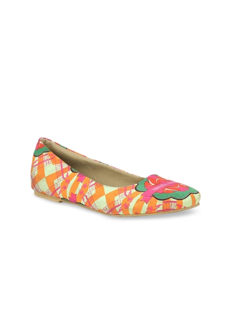 

Inc 5 Women Red Printed Ballerinas