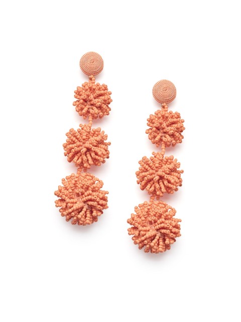 

Foxy Sperks Peach-Coloured Contemporary Drop Earrings