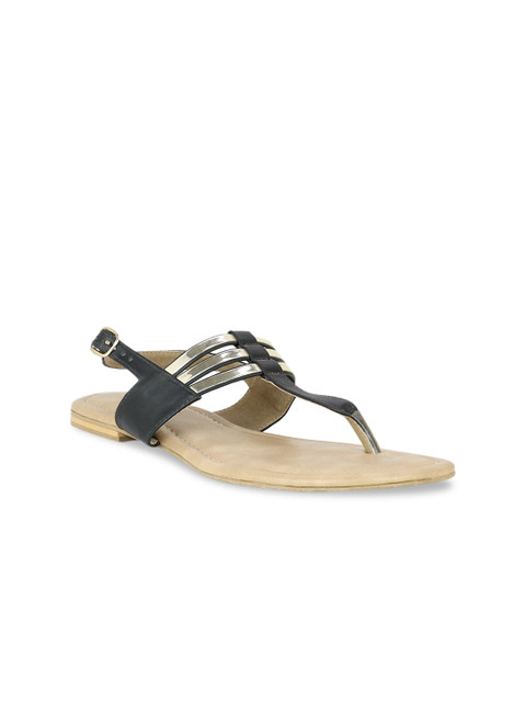 

Inc 5 Women Black Solid Sandals