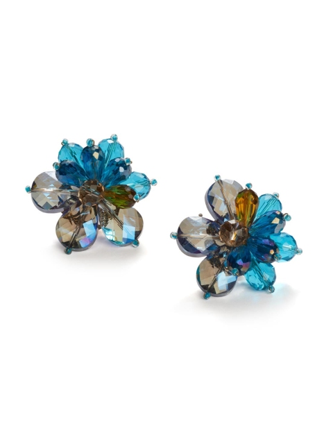 

Foxy Sperks Blue Contemporary Studs