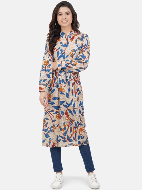 

JAAIVE Women Multicoloured Printed A-Line Kurta, Multi