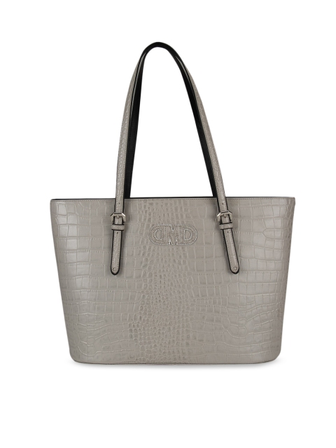 

Da Milano Grey Textured Shoulder Bag