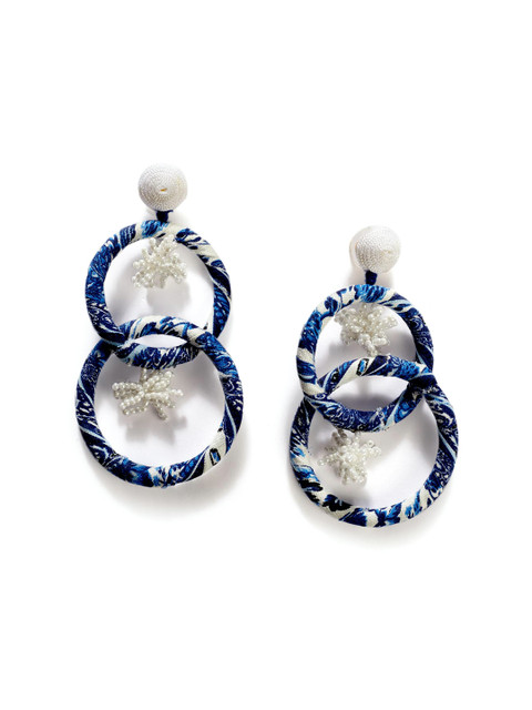 

Foxy Sperks Blue Contemporary Drop Earrings