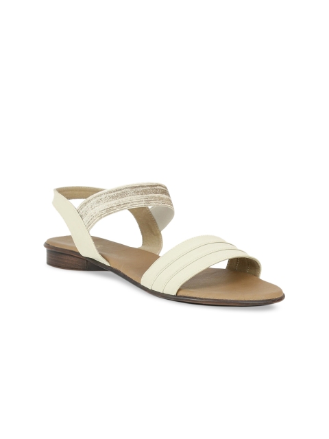 

Inc 5 Women Cream-Coloured Striped Heels