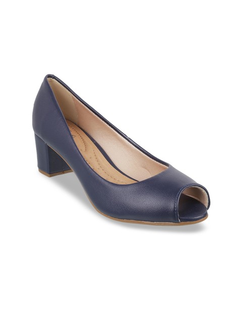 

DAVINCHI Women Blue Solid Peep Toes