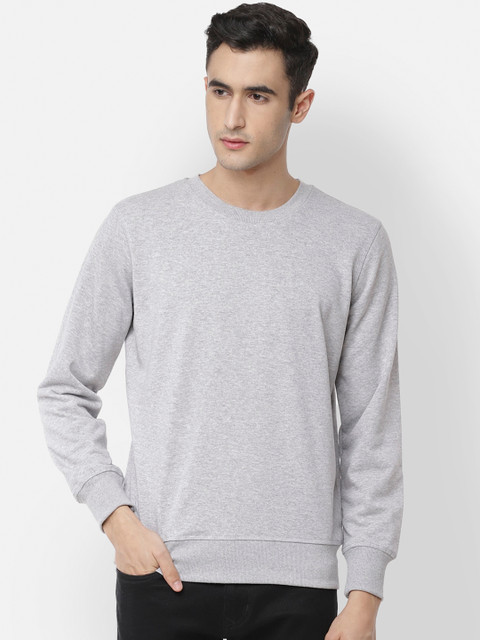 

Free Authority Men Grey Solid Sweatshirt