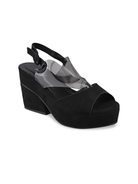 

Stelatoes Women Black Colourblocked Block Heels