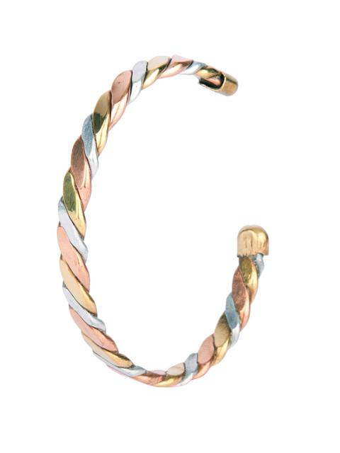 

DESI COLOUR Gold-Toned & Silver-Toned Kada Bracelet