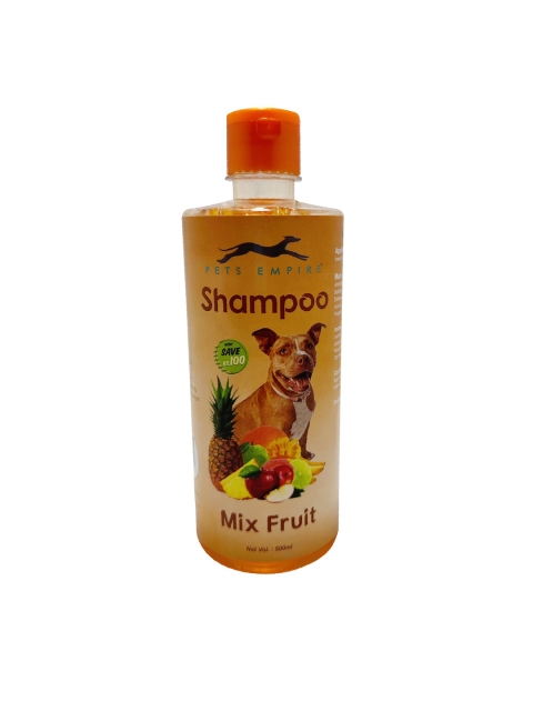 

PETS EMPIRE Naturally Organic Mix Fruit Pet Body Shampoo 500ml, Orange