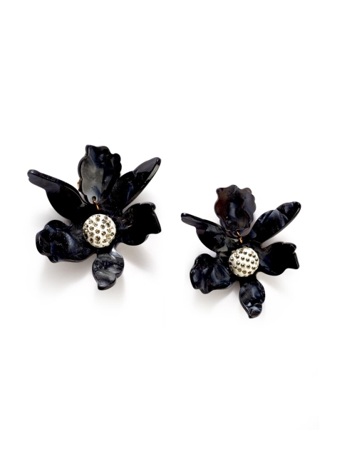 

Foxy Sperks Black Contemporary Studs