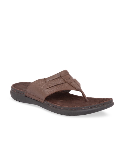 

Regal Men Brown Solid Leather Comfort Sandals