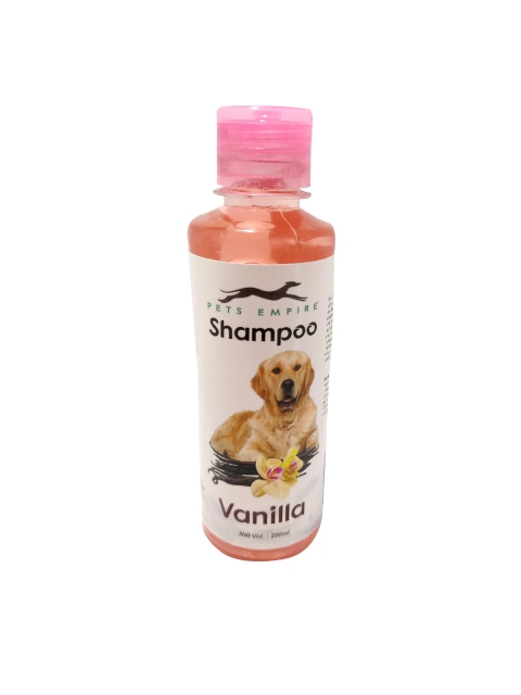 

PETS EMPIRE Naturally Organic Vanilla Pet Body Shampoo 200ml, Pink