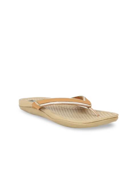 

Inc 5 Women Tan Brown Solid Sandals