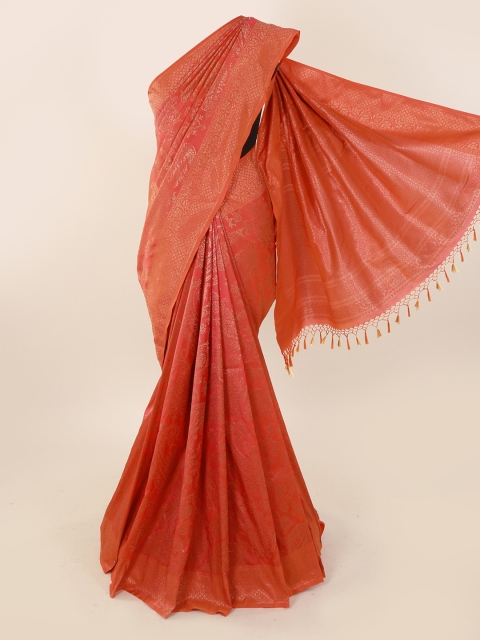 

Pothys Pink Pure Silk Woven Design Banarasi Saree