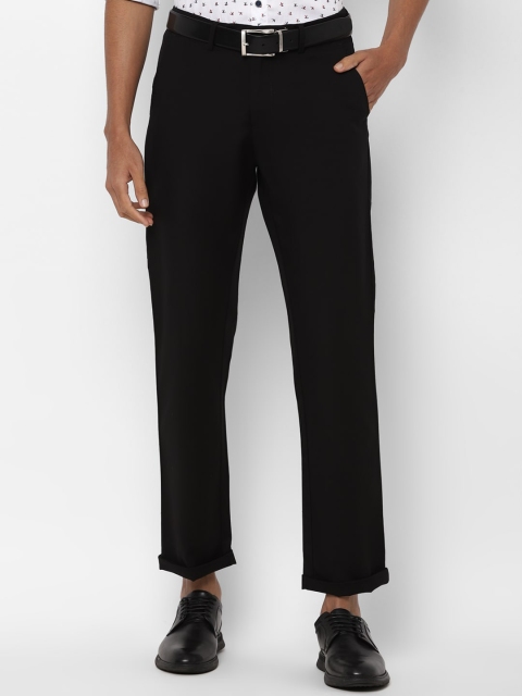 

Allen Solly Men Black Straight Fit Solid Formal Trousers