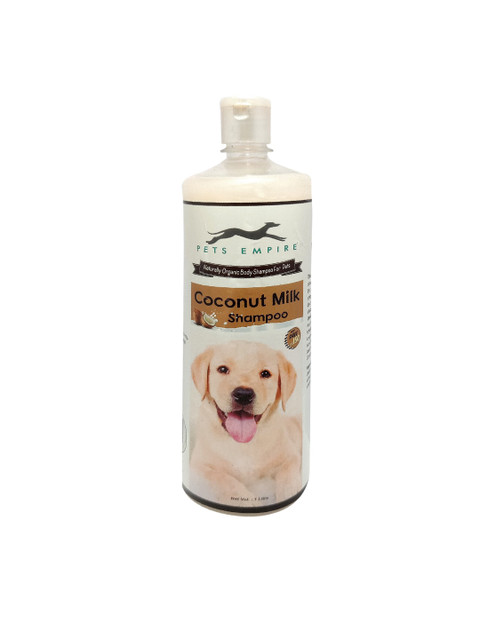 

Naturally Organic Body Shampoo for Pets (Coconut Milk, 1000 ML), White