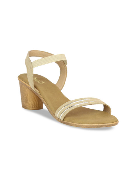 

Inc 5 Women Beige Solid Sandals