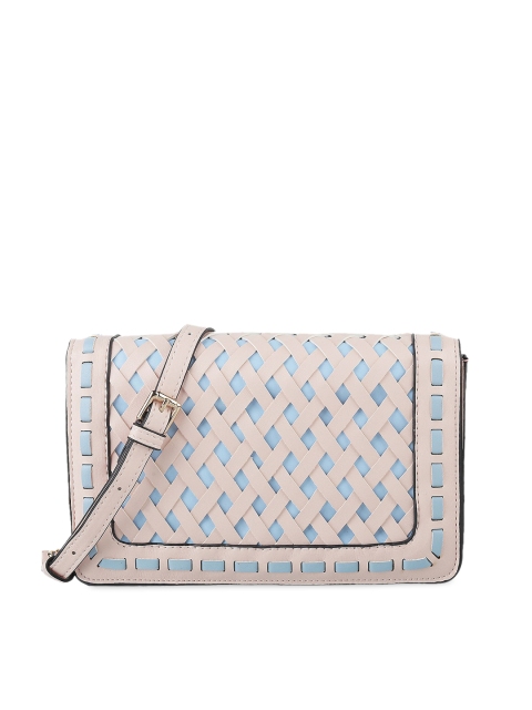 

Metro Pink & Blue Colourblocked Sling Bag
