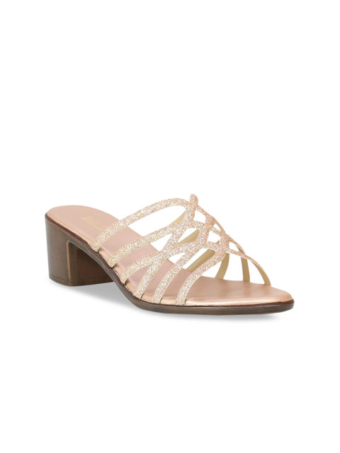 

Inc 5 Women Copper-Toned Embellished Heels