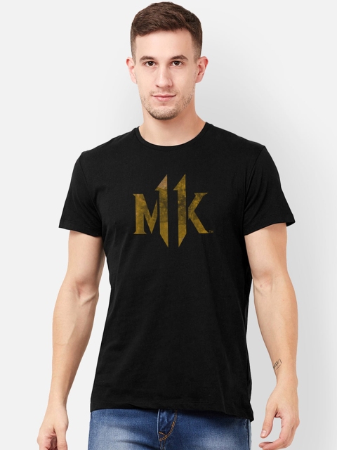 

Free Authority Mortal Kombat Printed Black Tshirt for Men