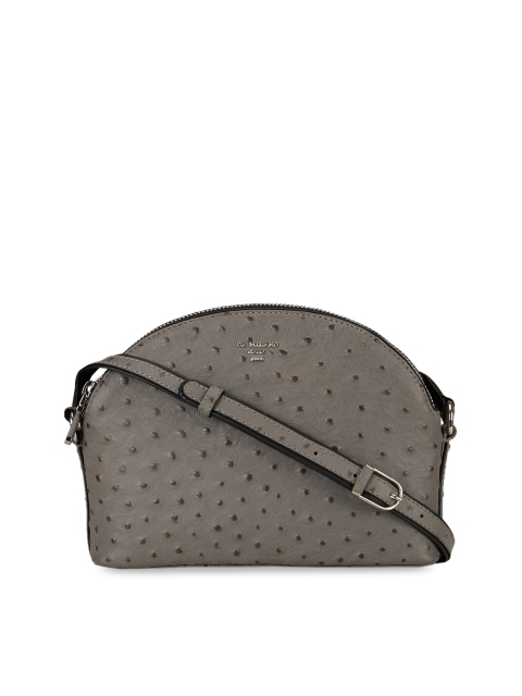 

Da Milano Grey Textured Sling Bag