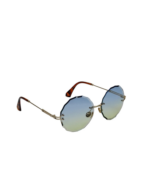 

AVANT-GARDE PARIS Women Polarised & UV Protected Round Sunglasses 46080457, Blue