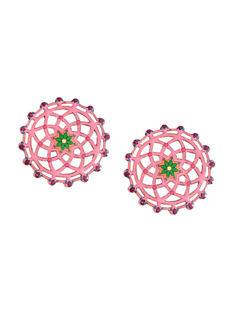 

Foxy Sperks Pink Floral Studs