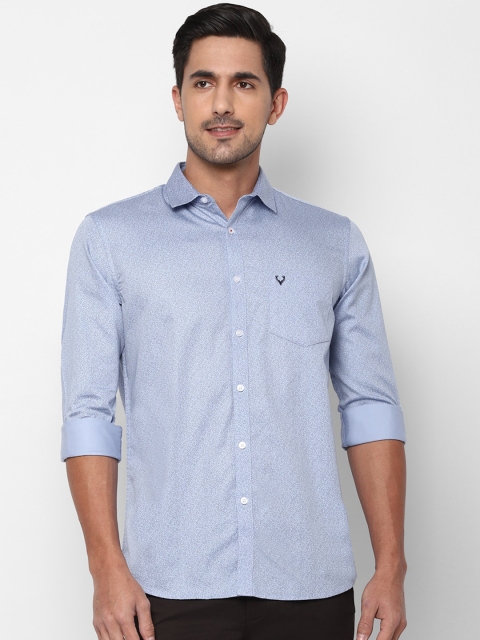 

Allen Solly Men Blue Slim Fit Printed Casual Shirt
