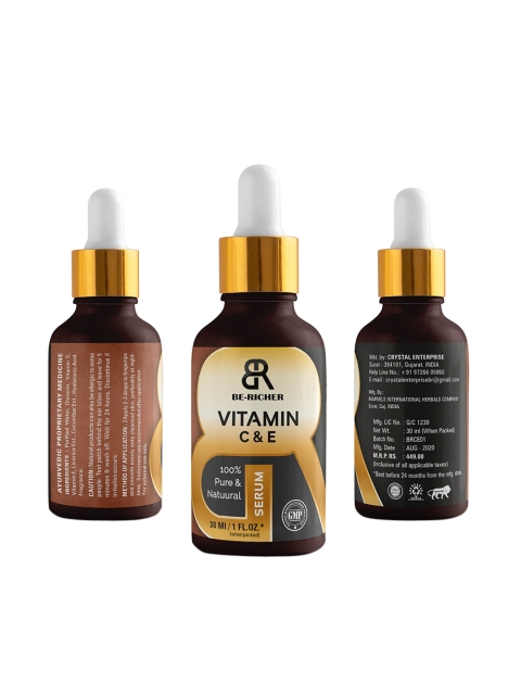 

Be-Richer Unisex Vitamin C & E Serum 30 ml, Black