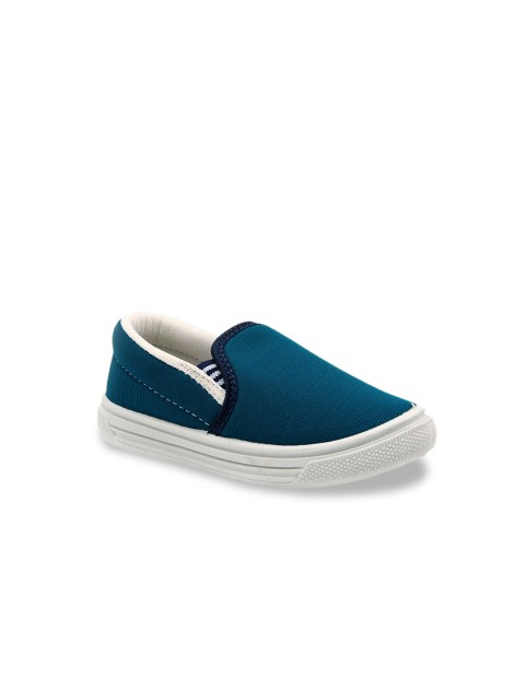 

Jazzy Juniors Boys Turquoise Blue Slip-On Sneakers