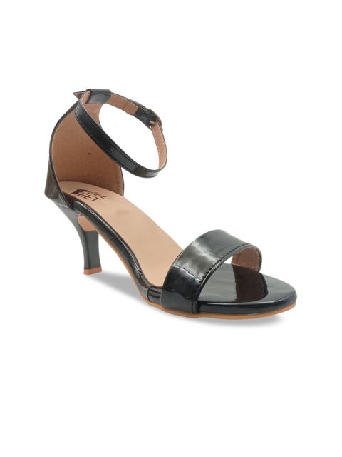 

FEEL FEET Women Black Solid Slim Heels