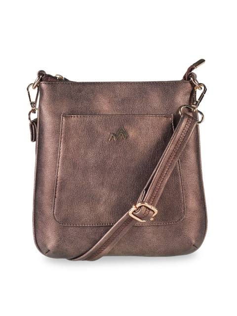 

Metro Bronze-Toned Textured Sling Bag