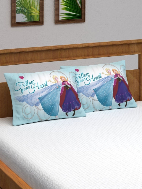 

Disney Set Of 2 Blue & Red Disney Frozen Printed Pillow Covers