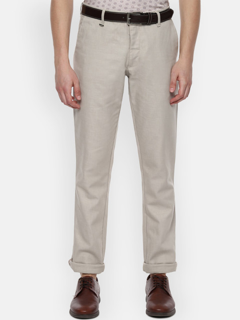 

Louis Philippe Sport Men Grey Slim Fit Solid Regular Trousers