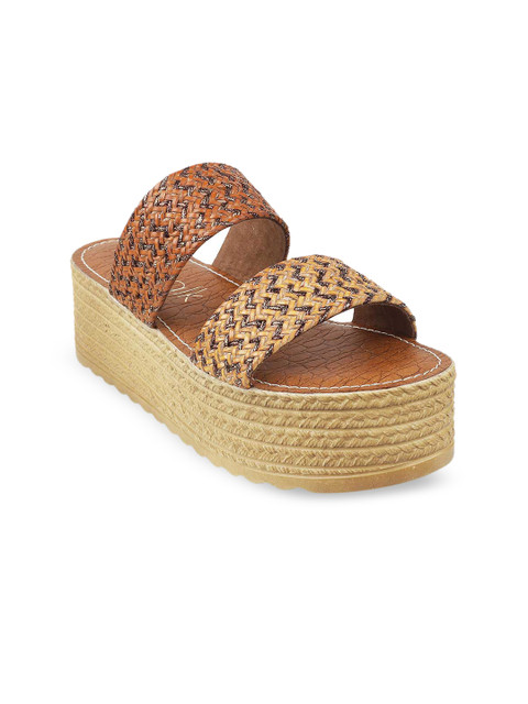 

Catwalk Women Tan Brown Woven Design Sandals