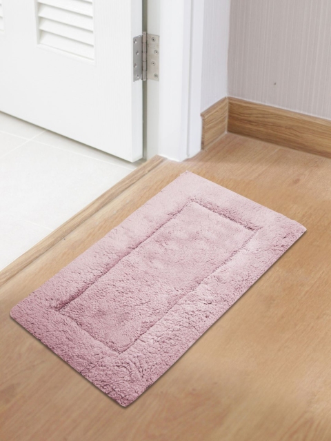 

SPACES Pink Faux Fur 2000 Gsm Hygro Small Bath Mat