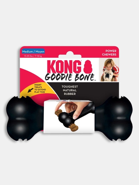 

KONG Black Solid Extreme Goodie Bone Dog Toy