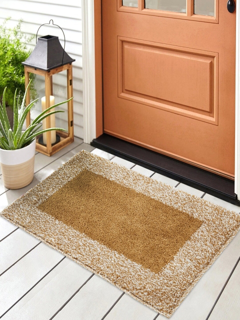 

SPACES Brown Solid 1962 GSM Anti-Skid Doormat
