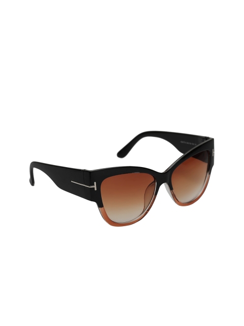 AVANT-GARDE PARIS Women Polarised & UV Protected Oversized Cateye Sunglasses 4993923164941, Brown
