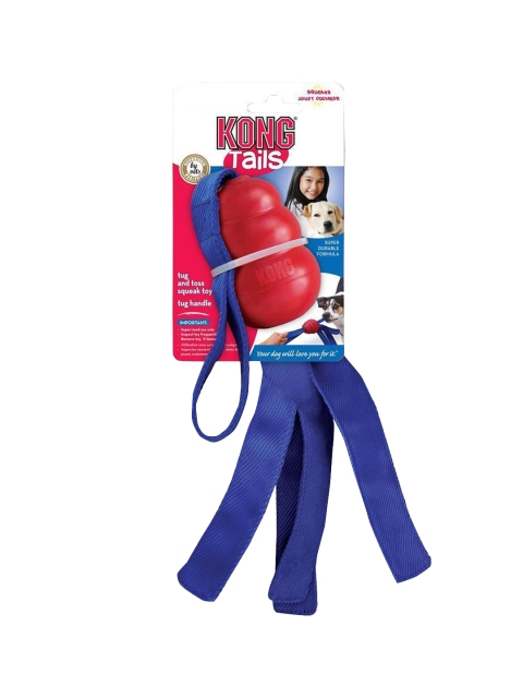 

KONG Red & Blue Classic Tails Interactive Dog Toy