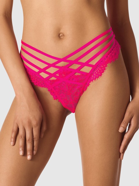 

La Senza Women Pink Self Design Bikini Briefs 11152224-08T3