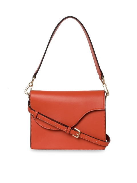 

CHARLES & KEITH Orange Solid Sling Bag