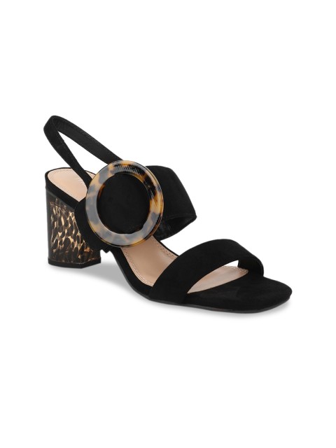 

Marie Claire Women Black Embellished Block Heels