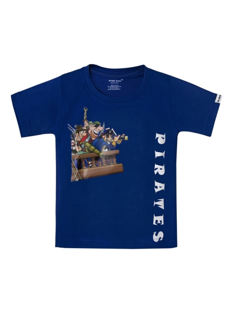 

Ardan Lucy Boys Blue Printed Round Neck T-shirt