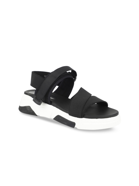 

Marie Claire Women Black Colourblocked Flatforms