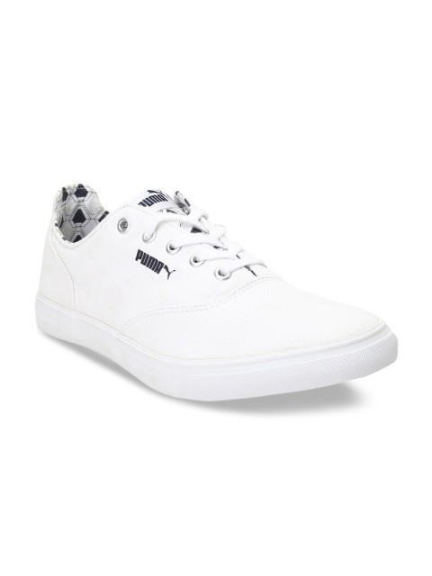 

Puma Men White Solid Sneakers 37308901
