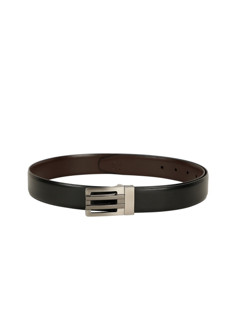 

ZEVORA Men Black & Brown Solid Belt