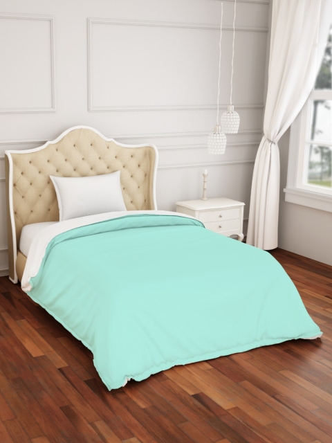

SPACES Blue Solid Hygro 300 TC Single Bed Duvet Cover